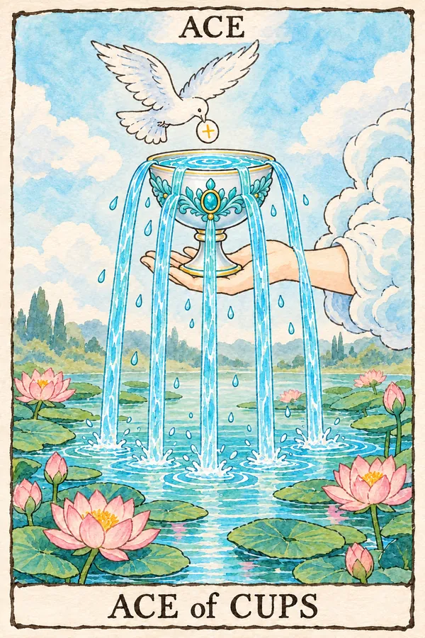 圣杯王牌 · Ace of Cups 圣杯王牌 · Ace of Cups
