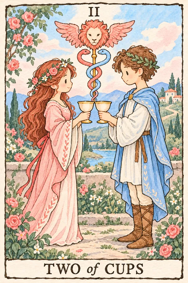 圣杯二 · Two of Cups 圣杯二 · Two of Cups