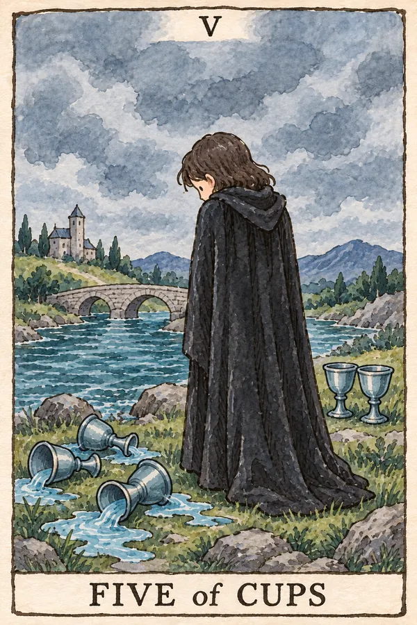 圣杯五 · Five of Cups 圣杯五 · Five of Cups