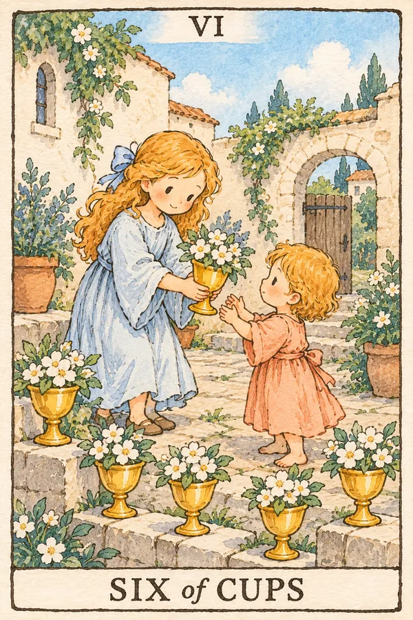 圣杯六 · Six of Cups 圣杯六 · Six of Cups