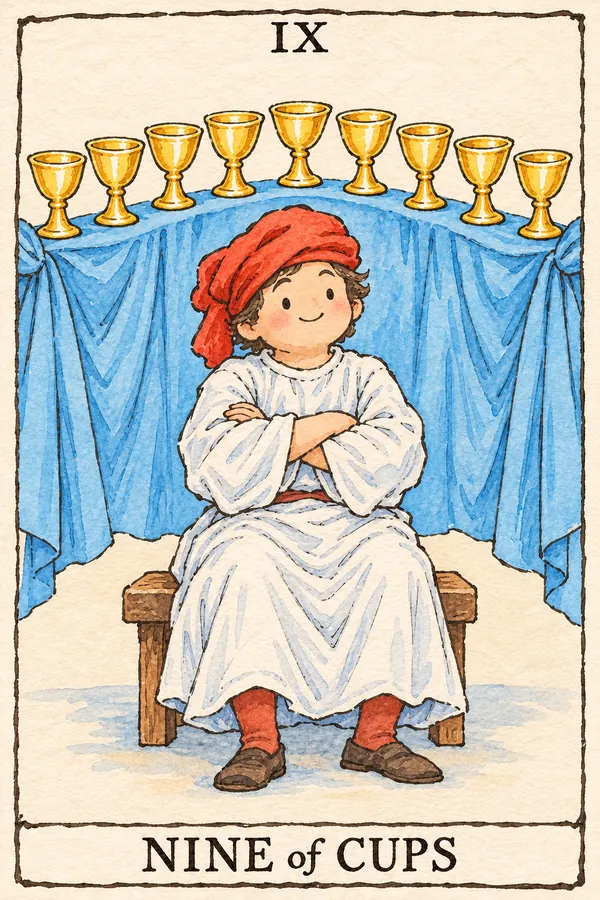 圣杯九 · Nine of Cups 圣杯九 · Nine of Cups