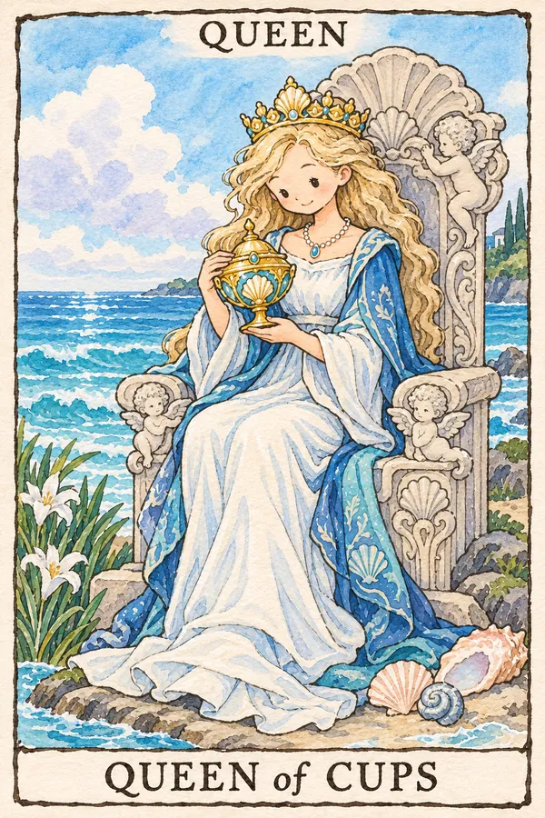 圣杯王后 · Queen of Cups 圣杯王后 · Queen of Cups