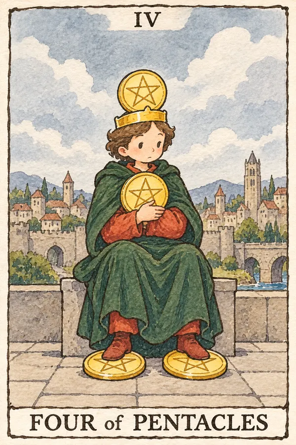 星币四 · Four of Pentacles 星币四 · Four of Pentacles