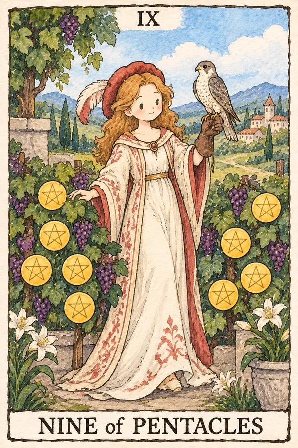 星币九 · Nine of Pentacles 星币九 · Nine of Pentacles