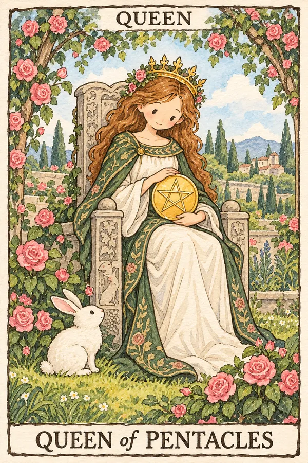 星币王后 · Queen of Pentacles 星币王后 · Queen of Pentacles