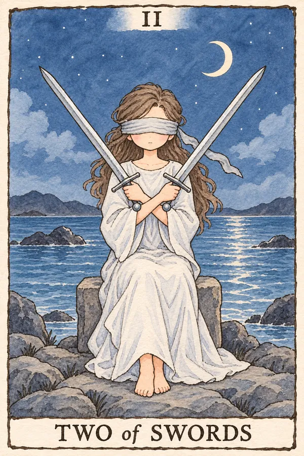 宝剑二 · Two of Swords 宝剑二 · Two of Swords