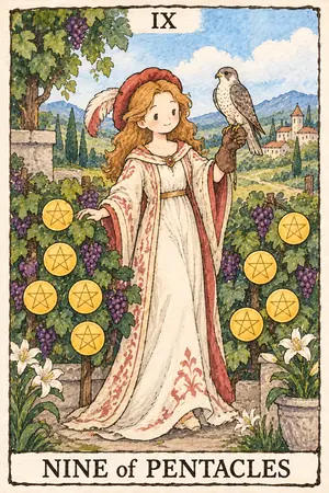 Nine of Pentacles