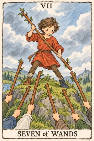 Seven of Wands